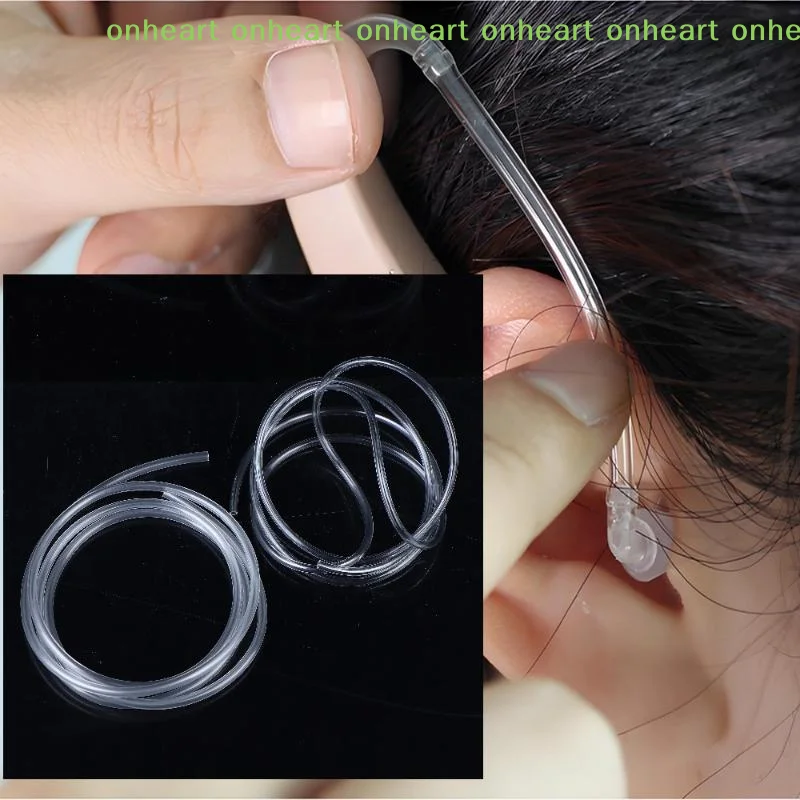 PVC Transparent Earmold Tube Tubing Hearing Aid PVC Tubing For DIY IEM Earphones Earmold Behind-the-ear Hearing Aid Accessories