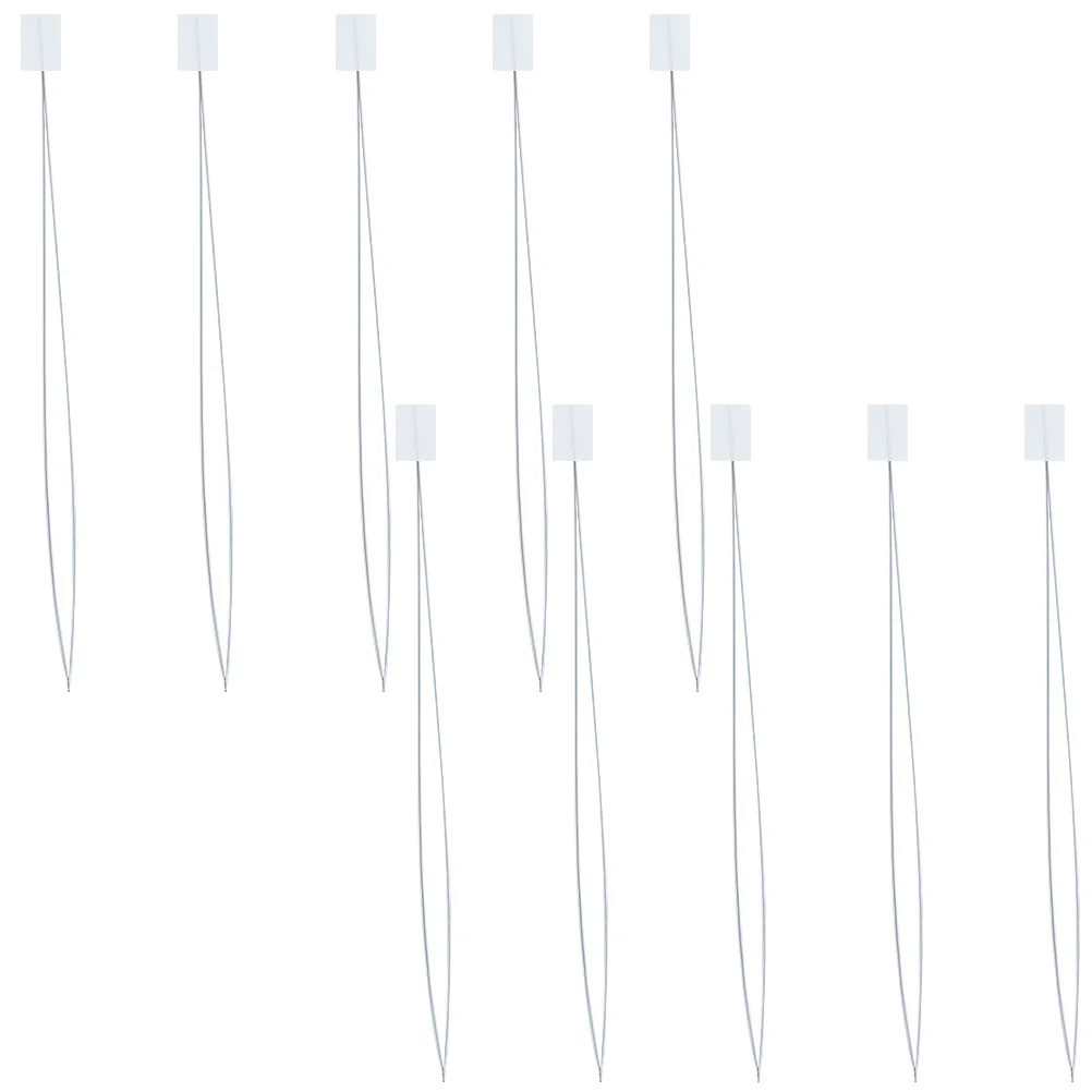 

10 Pcs Letter Threader Travel Rotary Tool Bead for Jewelry Making Steel Wire Embroidery Needles