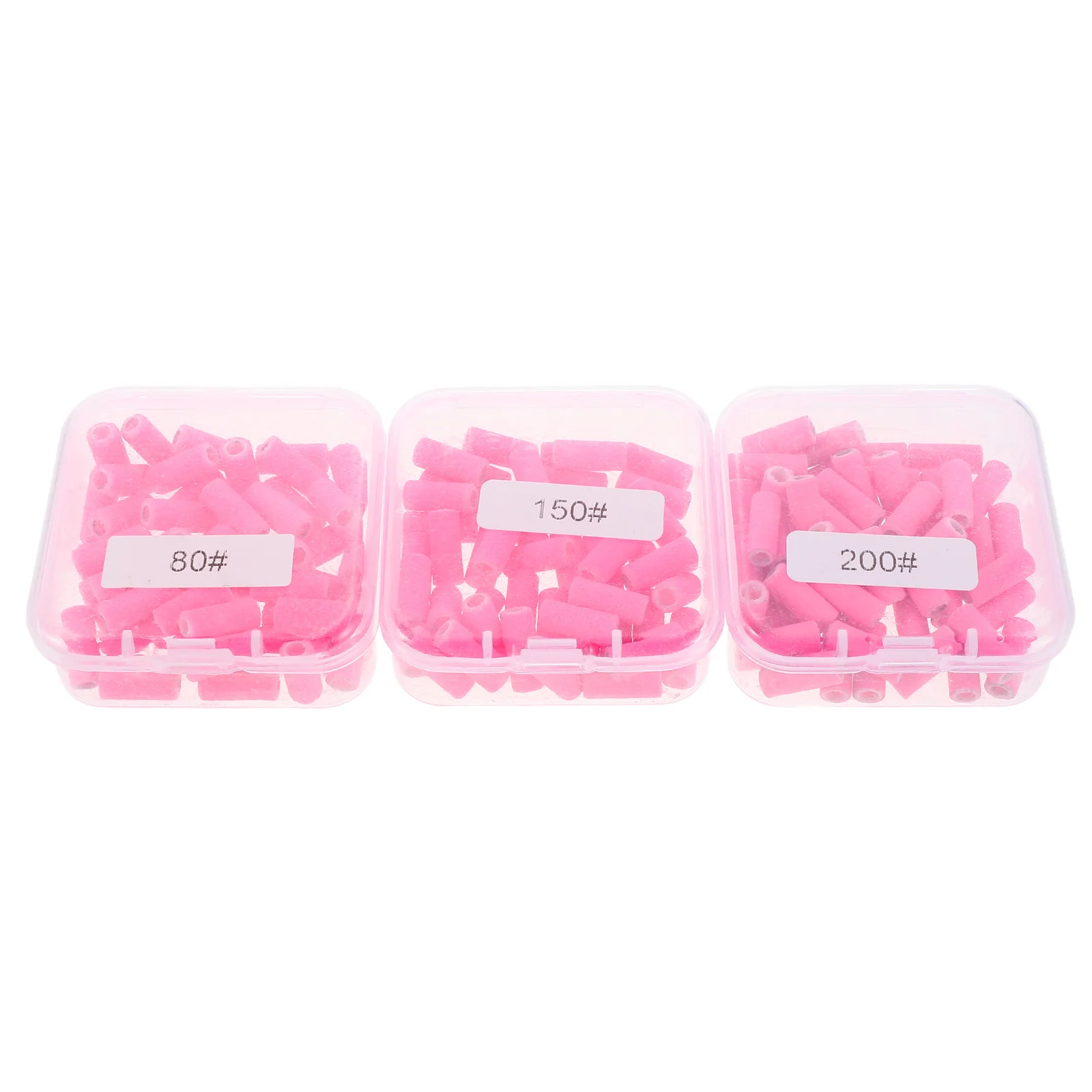 1 ensemble de bandes de ponçage minces grain 80/150/200 Mini outil de manucure pour la mise en forme des ongles polissage pédicure forets électriques bandes de ponçage