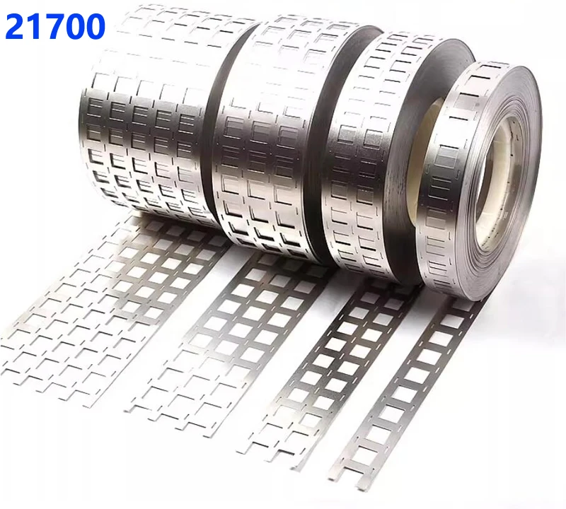 21700 lithium battery connecting piece punching nickel plating with power battery spot welding nickel strip