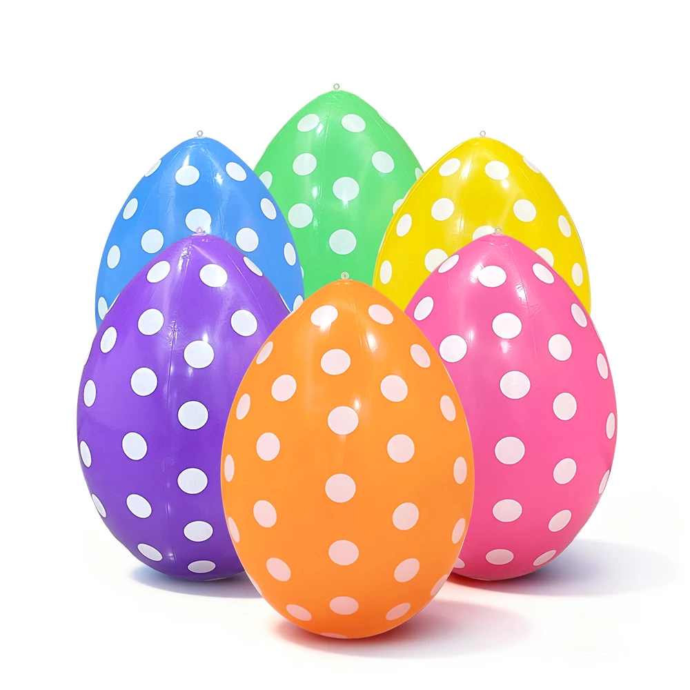 

1PC Inflatable Easter Egg Decoration for Outdoor Garden Lawn Party Easter Courtyard Ground Decorations