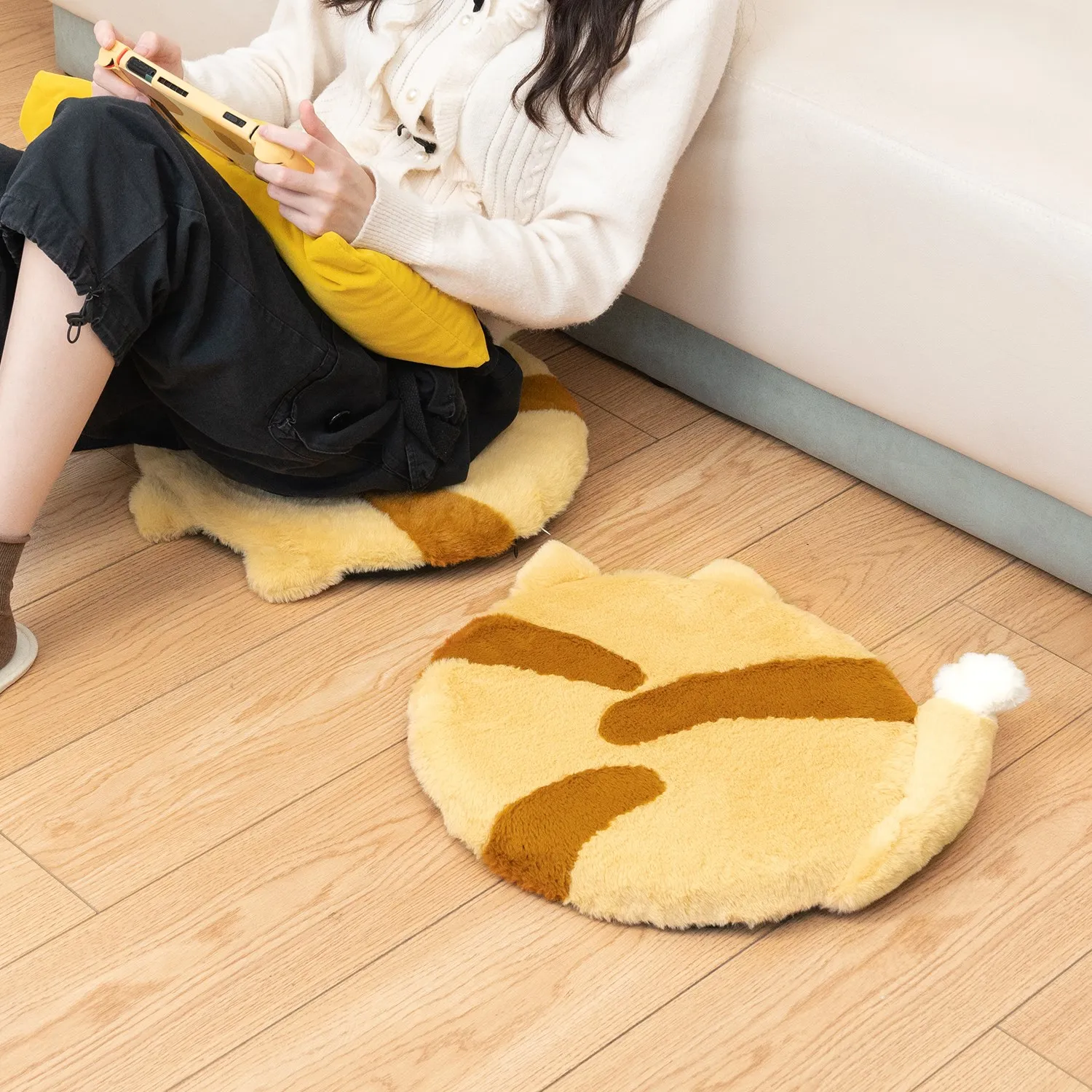 GeekShare-Almofada de algodão macio para casa, travesseiros de pelúcia, travesseiro sofá quente, cadeira de escritório almofadas, presentes de aniversário, inverno