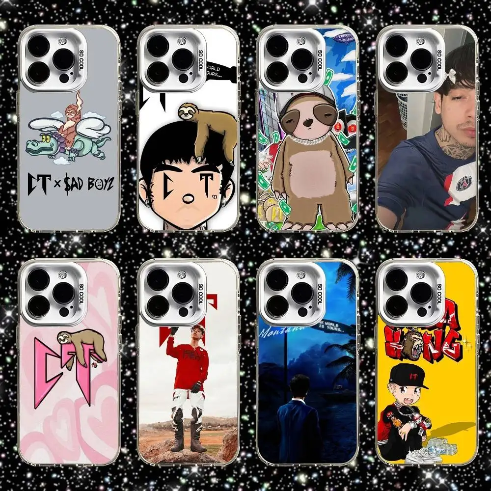 

Rapper N-Natanael Cano Phone Case For iPhone 16,15,14,13,12,11,Pro,XS,Max,Plus,Mini,SE White Candy Matte Shockproof Cover