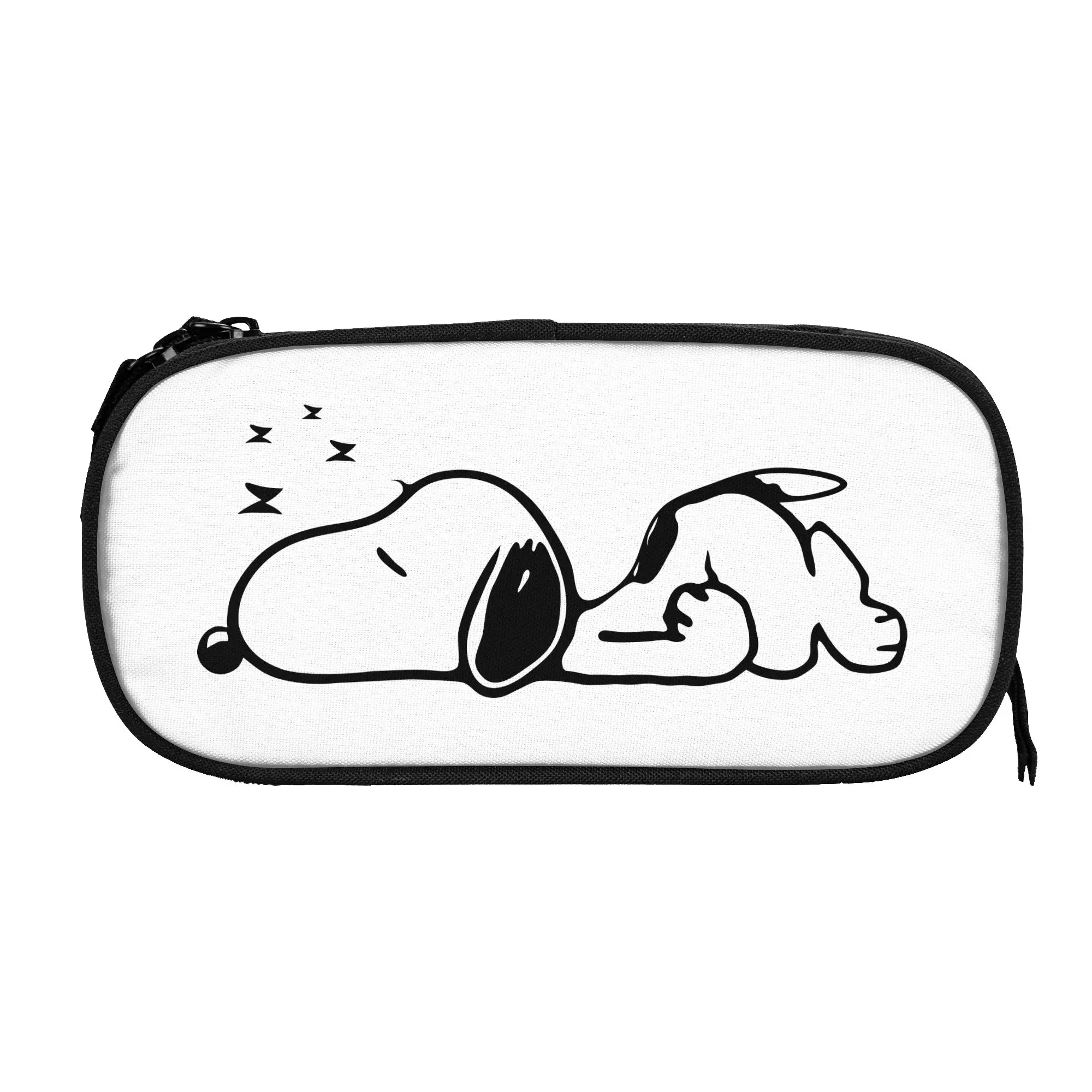 Lovely Snoopys cartoon dog Pencil Cases Pencilcases Pen for Girl Boy Big Capacity Bag School Supplies Gifts Stationery