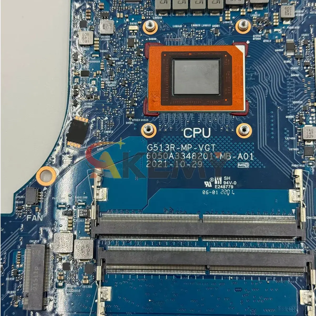 G513RC Mainboard For ASUS ROG Strix G713RC G513R 6050A3348201 Laptop Motherboard With R5-6600H R7-6800H R9-6900H CPU RTX3050 V4G view 6