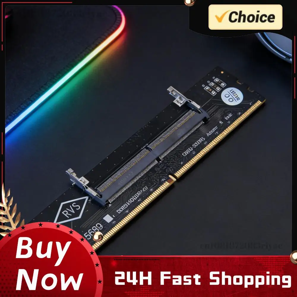 

Адаптер DDR5 для ноутбуков и настольных ПК, 5-го поколения, UDIMM, многофункциональный тестовый защитный адаптер для ПК, аксессуар для самостоятельной сборки компьютера