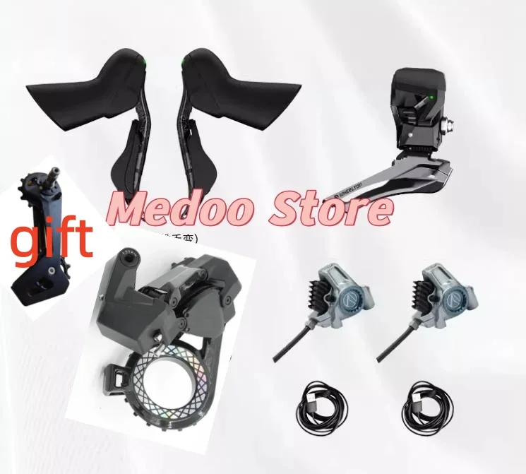 

Беспроводная система переключения передач WHEELTOP EDS TX для шоссейного велосипеда, карбоновый шкив-ролик