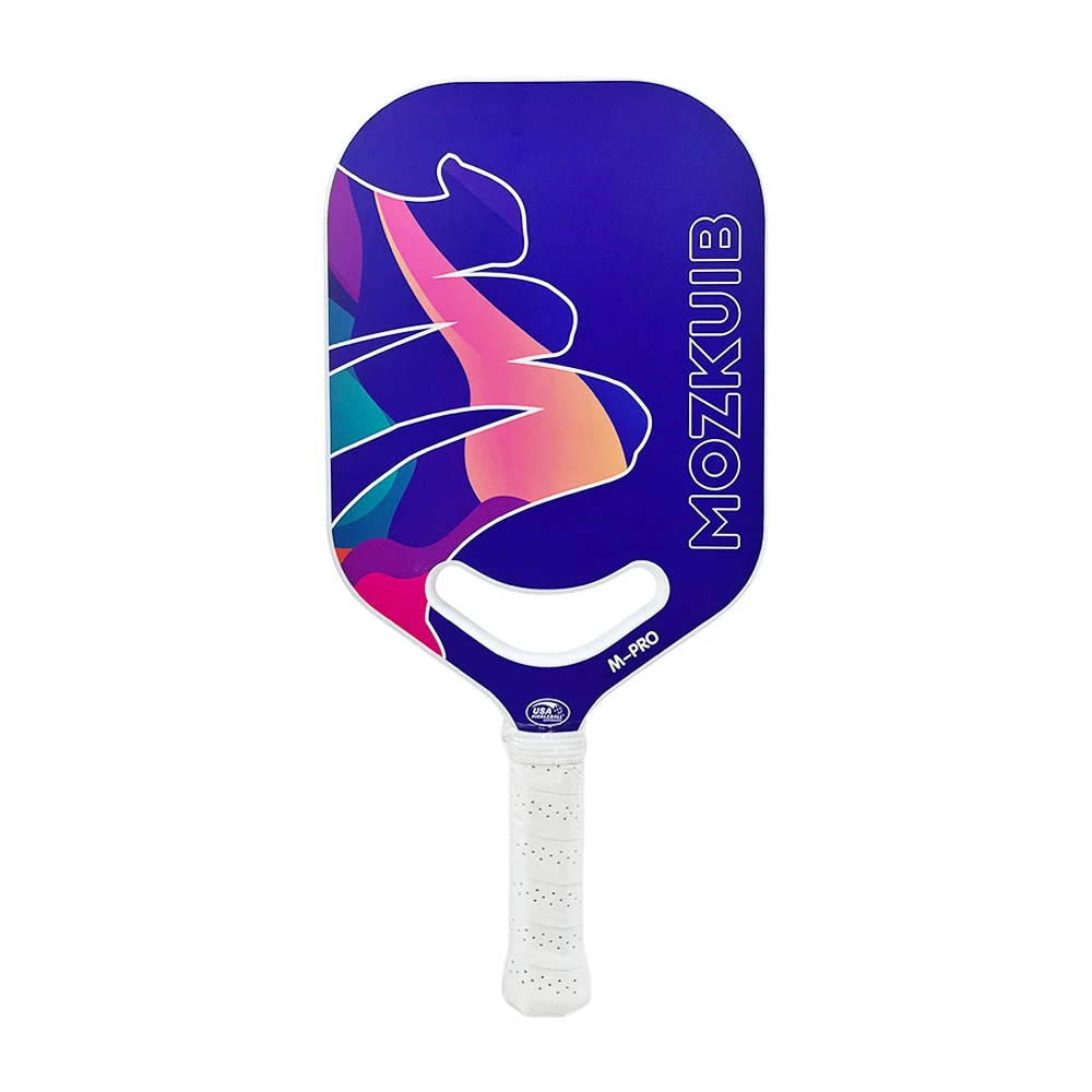 Approved Thermoformed Edgeless Pickball Pickle Ball Honeycomb Toray T700 Raw Carbon Fiber Pickleball Paddle New Arrival