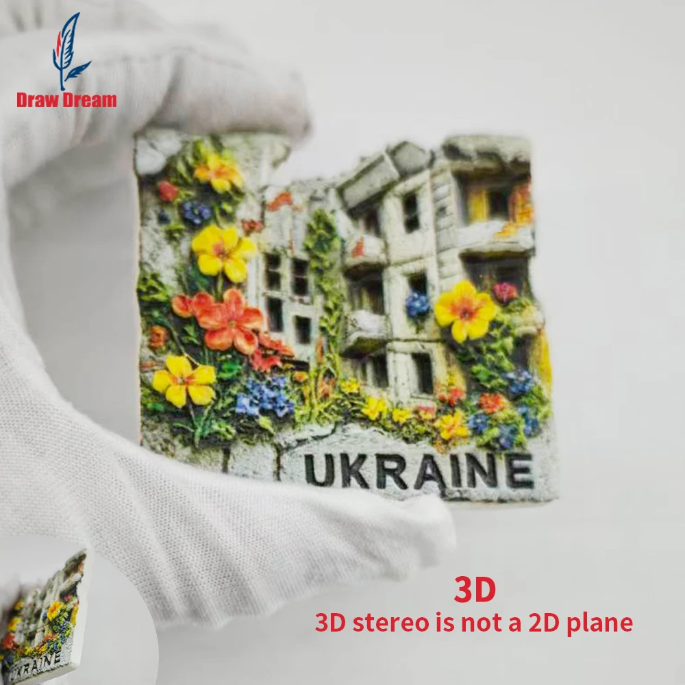 1 aimant de réfrigérateur Ukraine, souvenir de voyage mondial à collectionner, idéal pour la décoration de la maison et du bureau, aimant de réfrigérateur magnétique personnalisé et exclusif, décoration intérieure, cuisine, chambre, bureau, cadeau artisanal pour armoire, souvenir de vacances, petit cadeau exquis