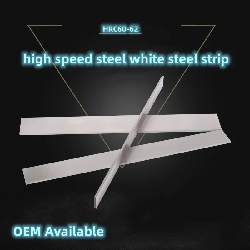 Hss White Steel Bar 300mm White Steel Knife Super Hard High Speed Steel Turning Tool Lathe Finishing Tool Square Knife Blade