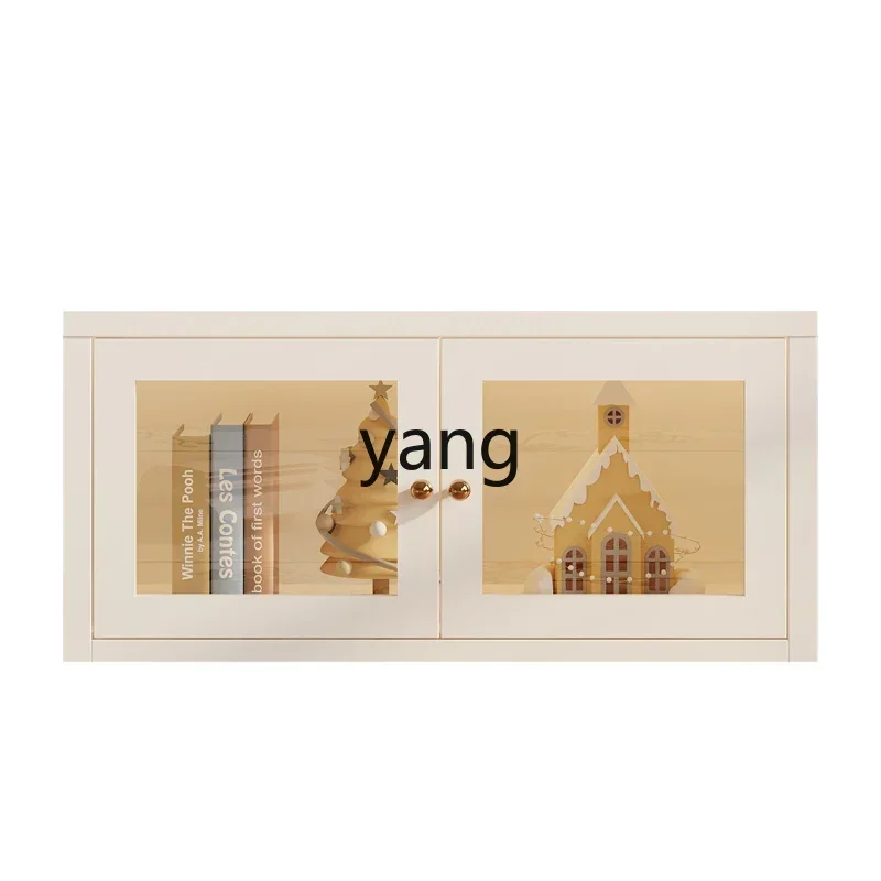 

XYY double door bookcase Changhong glass with door free combination household living room small bookshelf