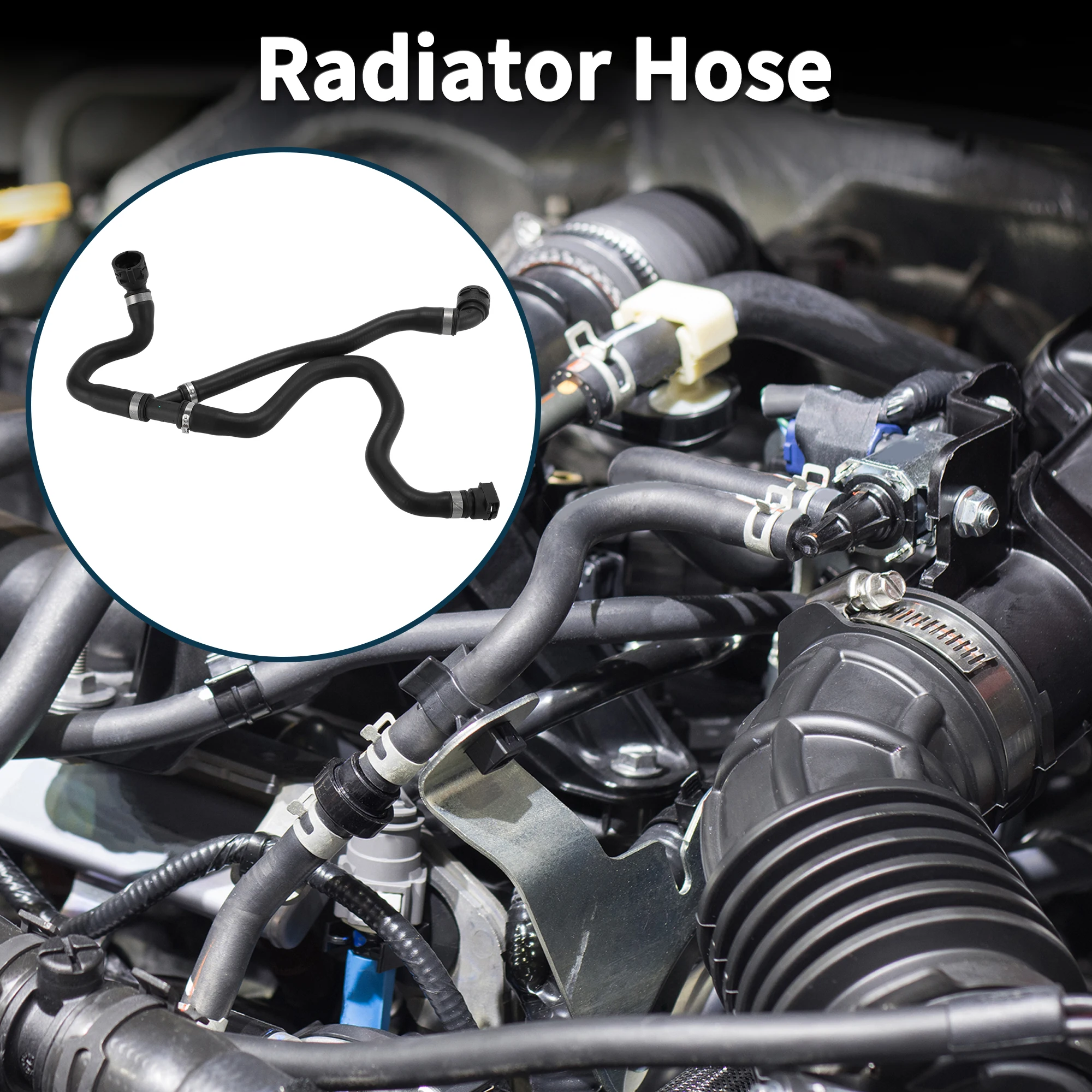 

UXCELL Radiator Hose No.17127609532 for BMW F32 428Xi 2.0L 2014-2017 Cooling Pipe