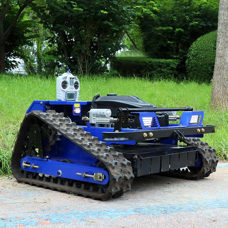 Customized Cheap wholesale remote control crawler slope mower remote control lawn mower robot