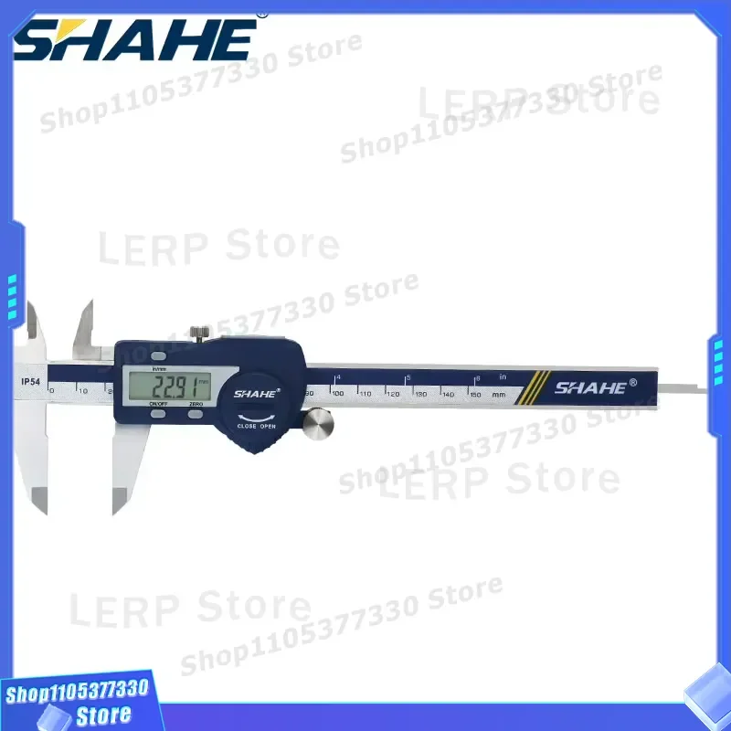 Shahe Digital Caliper 100mm 150mm 200mm 300mm Hardened Stainless Steel Electronic Vernier Micrometer Precision Measuring Tool