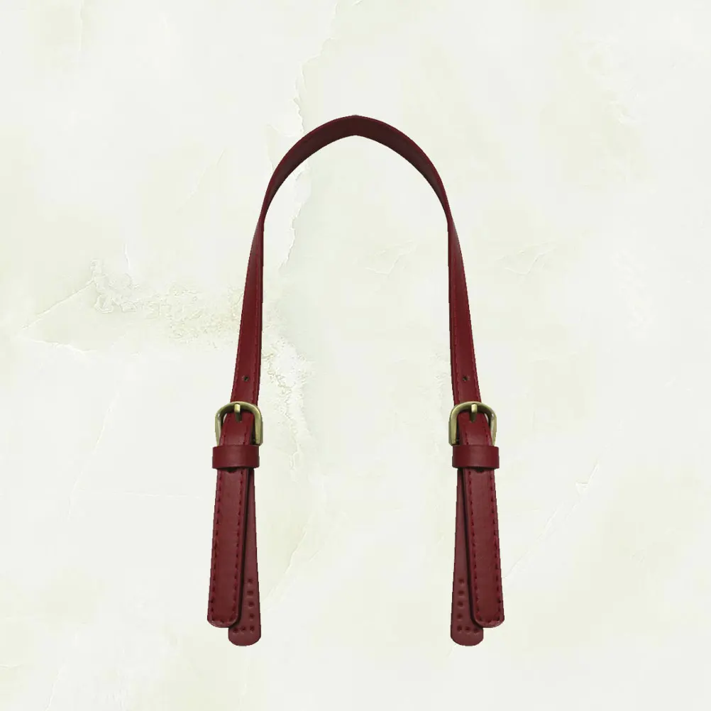 2 Pcs Single Shoulder Crossbody Strap Synthetic Durable Tote Bag Replacement Handbag Belt Adjustable Length Dual Buckle