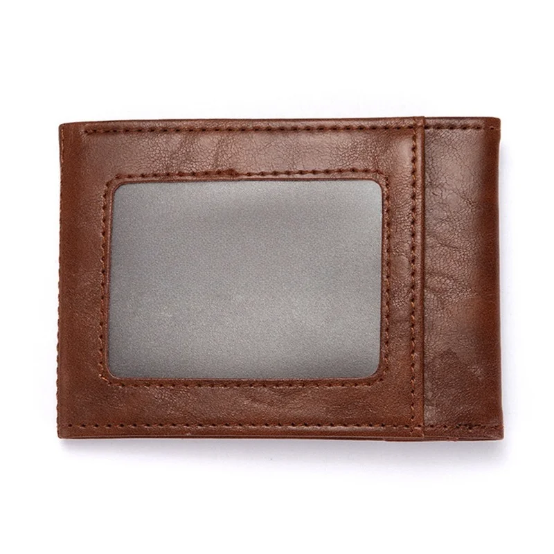 Fashion RFID Wallet Women Men Mini Ultrathin Leather Wallet Slim Wallet Coins Purse Credit ID & Card Holders Card Cases