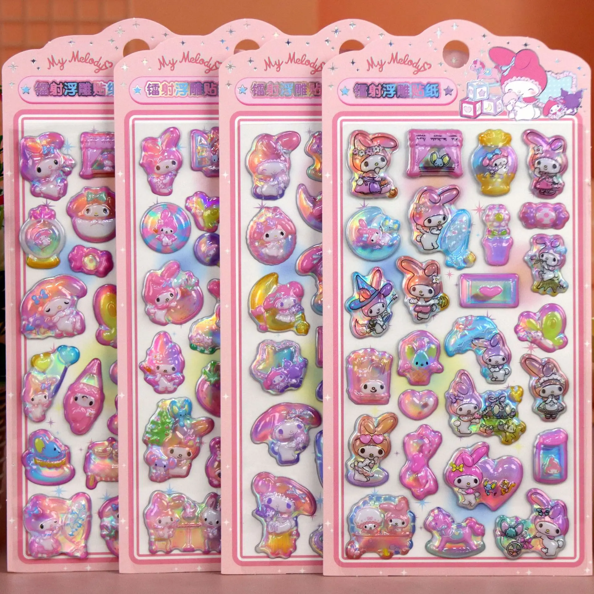 

Горячая новинка: 40 листов 3D-наклеек с лазерным рельефом, милые мультяшные наклейки с Куроми, материалы для скрапбукинга, подарок