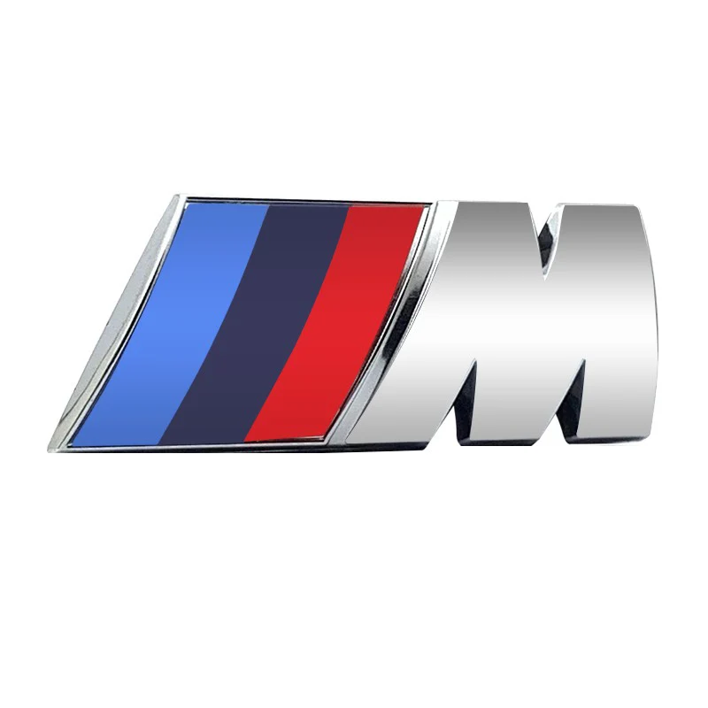 3D ABS M Logo Sticker Suitable for All BMW M Power X1 X3 X5 X7 E71 Body Side Trunk Decoration Car Modification Accessories