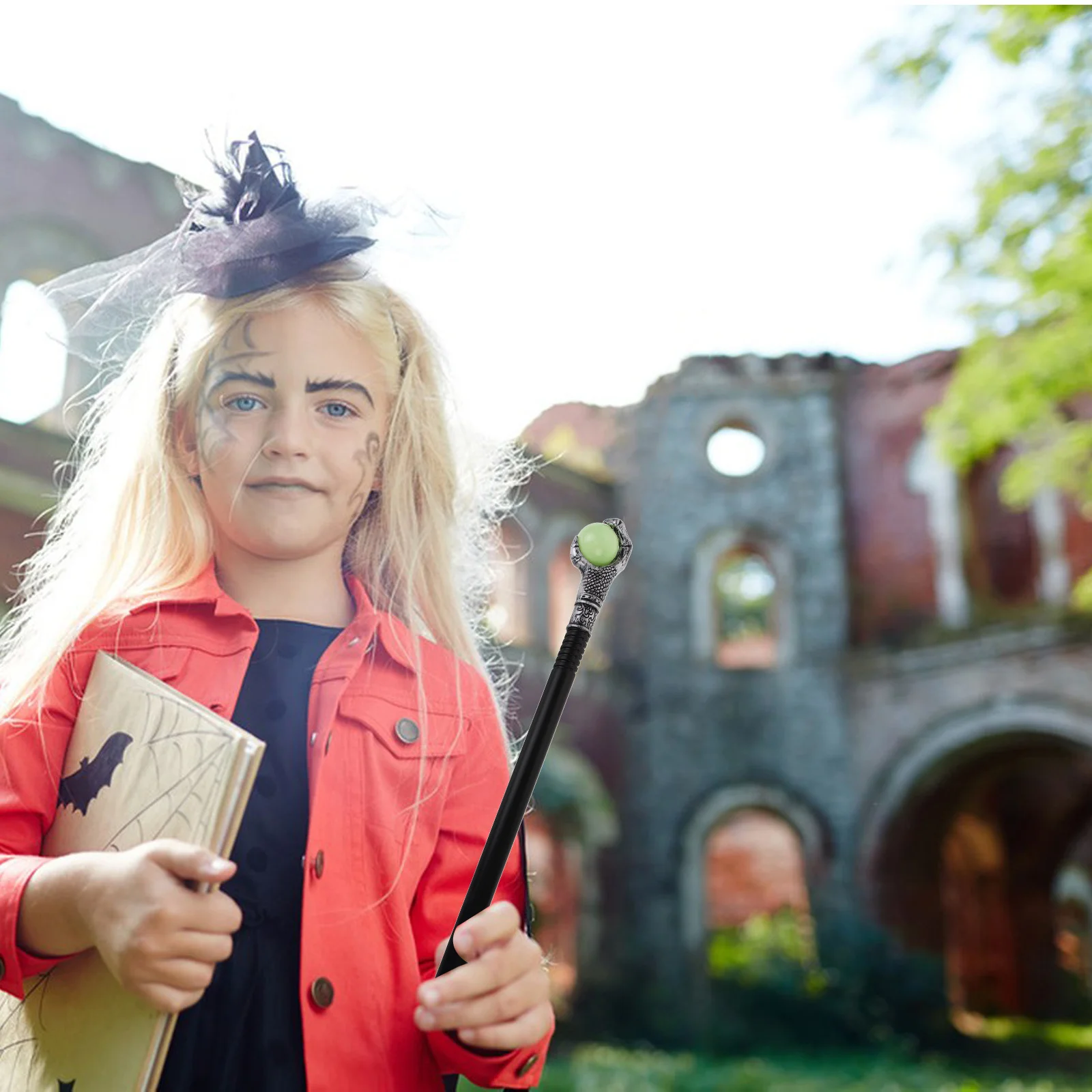 

Punk Style Halloween Claw Cane Cosplay Walking Stick Costume Prop Decoration Halloween Cane Prop for Cosplay Party Supply