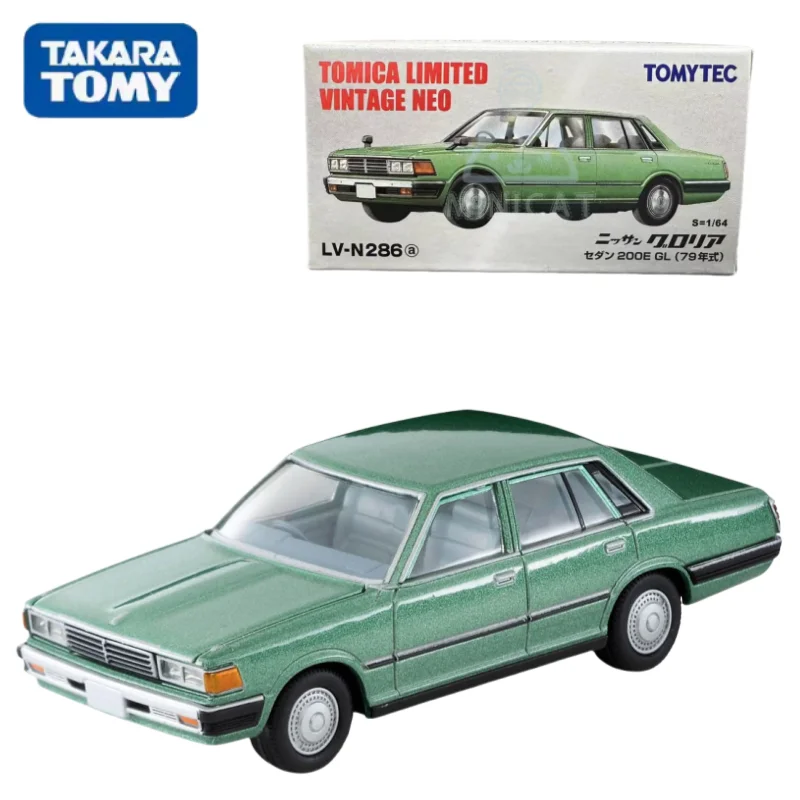 TAKARA TOMY TOMICA 1:64 TLV LV-N286a Nissan Gloria Duke Alloy compression miniature model,adult decoration,boy toy,birthday gift