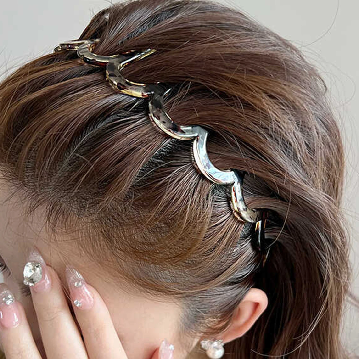 New Headband Hair Comb Zigzag Band Notched Headband Woman Man Girl Birthday Gift Rescue Broken DIY Hair Accessories