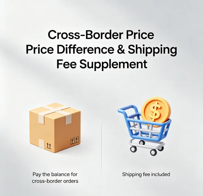 Additional shipping and customization fees