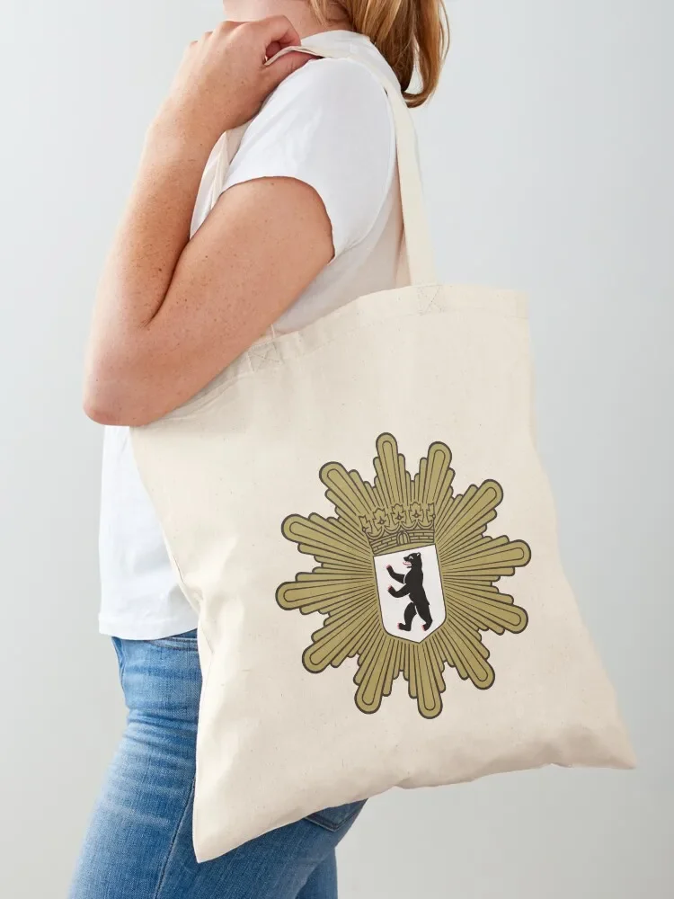 

Polizei Berlin Tote Bag Custom bag reusable shopping bags Beach bag bags woman 2025