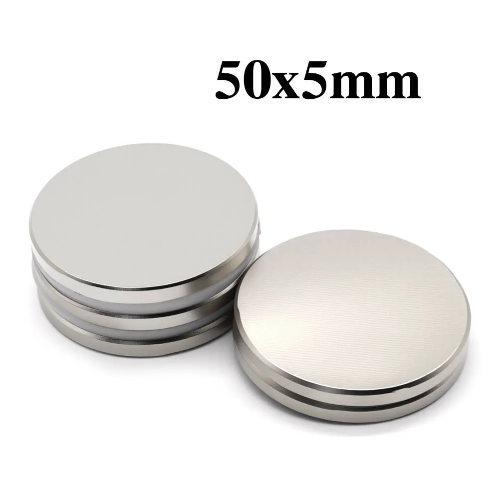 

50x5mm Super Powerful Round Magnet Neodymium Magnet NdfeB N35 Strong Permanent Magnetic imanes Refrigerator Magnet