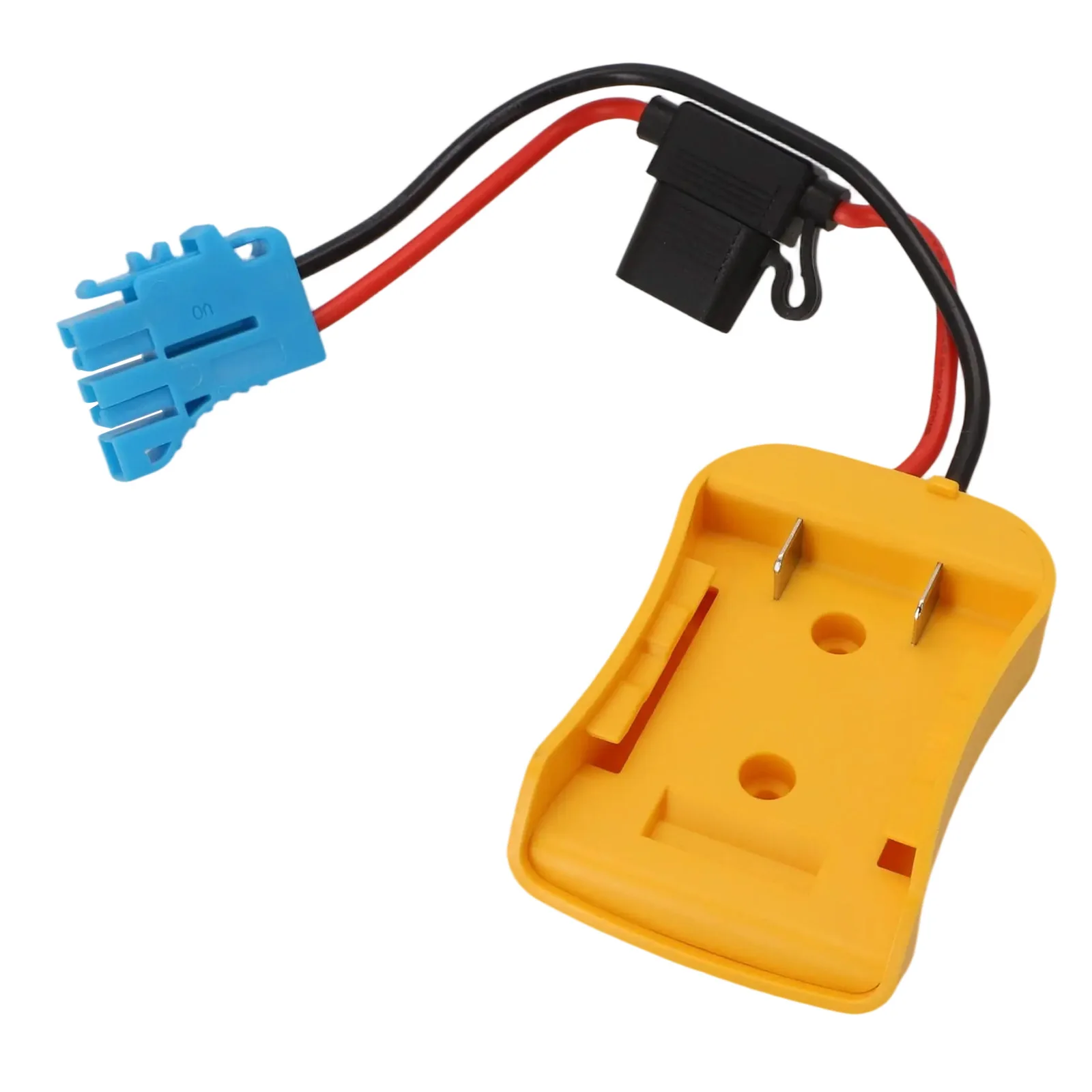 

Wire Harness Connector Battery Adapter Max Current 40A 12AWG Wire Drywall Anchors Easy To Install Fuse Holder Included