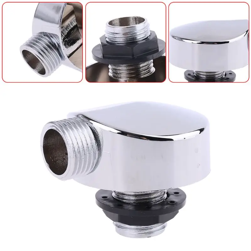Conector ducha plástico cromado, accesorios para habitación, cabina ducha, bañera, envío directo