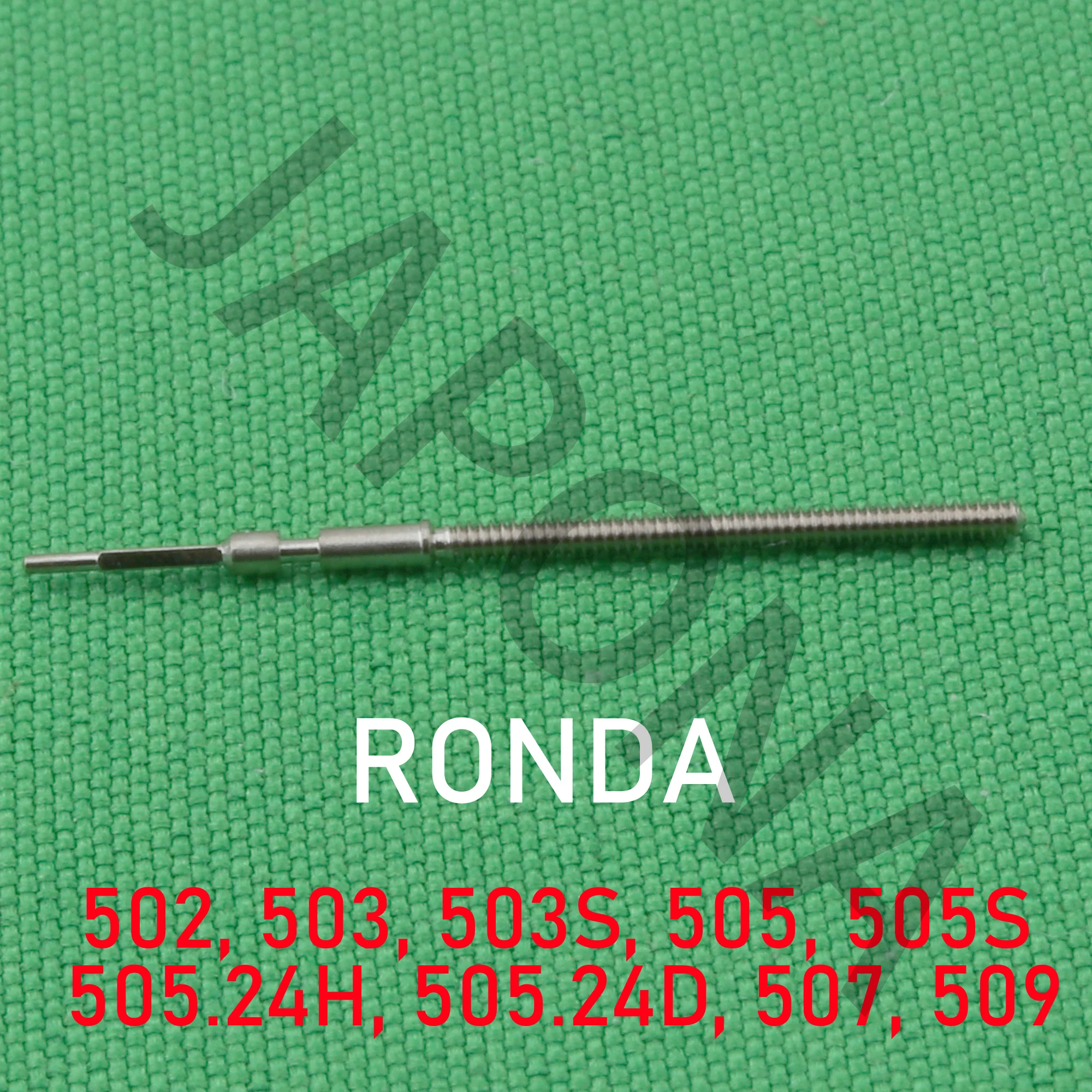 RONDA 스템 502 스템, 503, 스템, 503 S, 스템, 505, 스템, 505 S, 스템, 505.24H, 스템, 505.24D, 스템, 507, 스템, 509, 스템, 505 무브먼트 스템