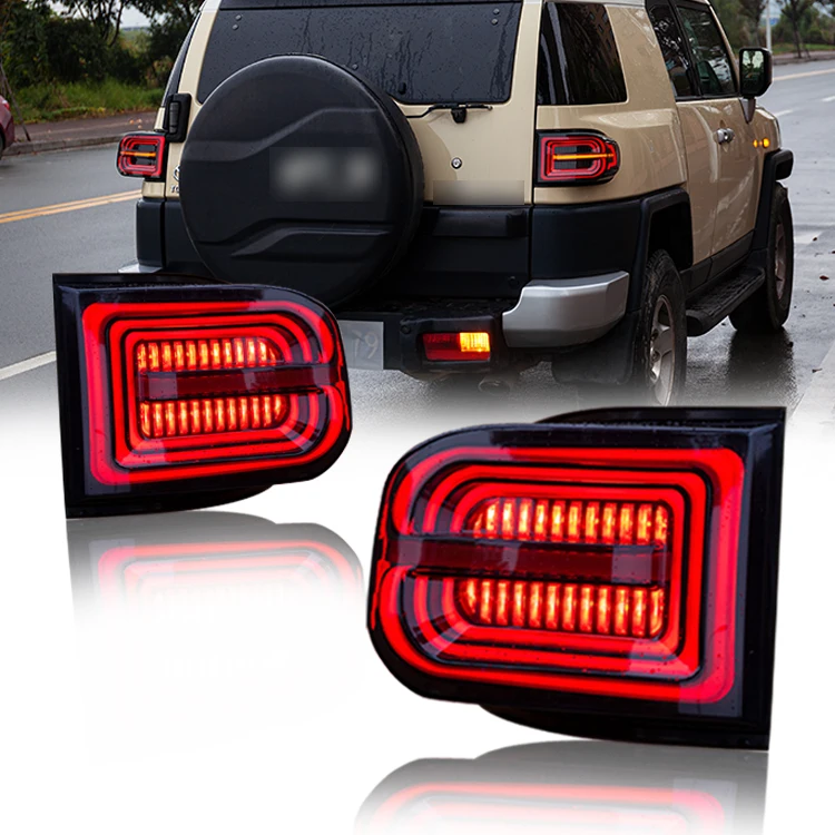 إنتاج حصري لمجموعة الضوء الخلفي LED Toyota Fj Cruiser 2007-2017