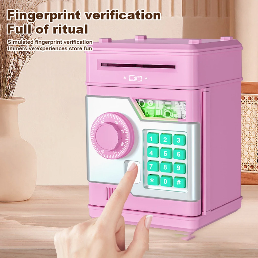 Children’s Electronic Safe Combination Fingerprint-Enabled Durable, Waterproof, Shock-Resistant, Ideal Children’s Day