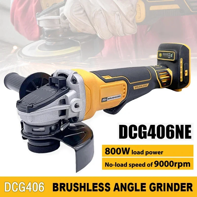 "2025 جديد!" dcg406 لمحرك بطارية ديوالت 20 فولت طاحونة زاوية لاسلكية بدون فرش 12,000 دورة في الدقيقة 3 سرعات حماية السلامة الزائدة
