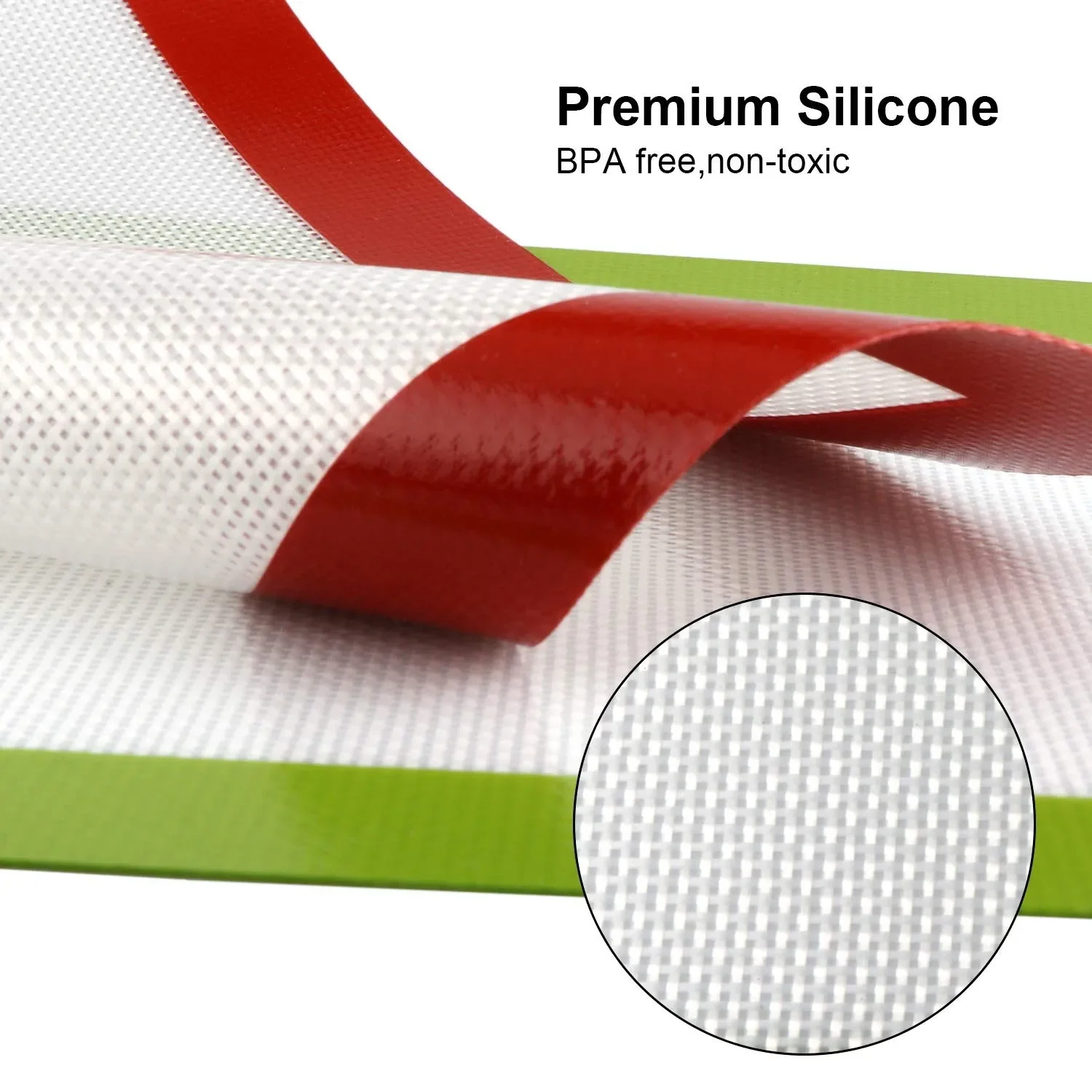 Non Stick Silicone Baking Mat 20CM Round Rolling Silicone Pad Mats for Wax for Oil Bake Dry Herb Pads Smoking Accessories Mat