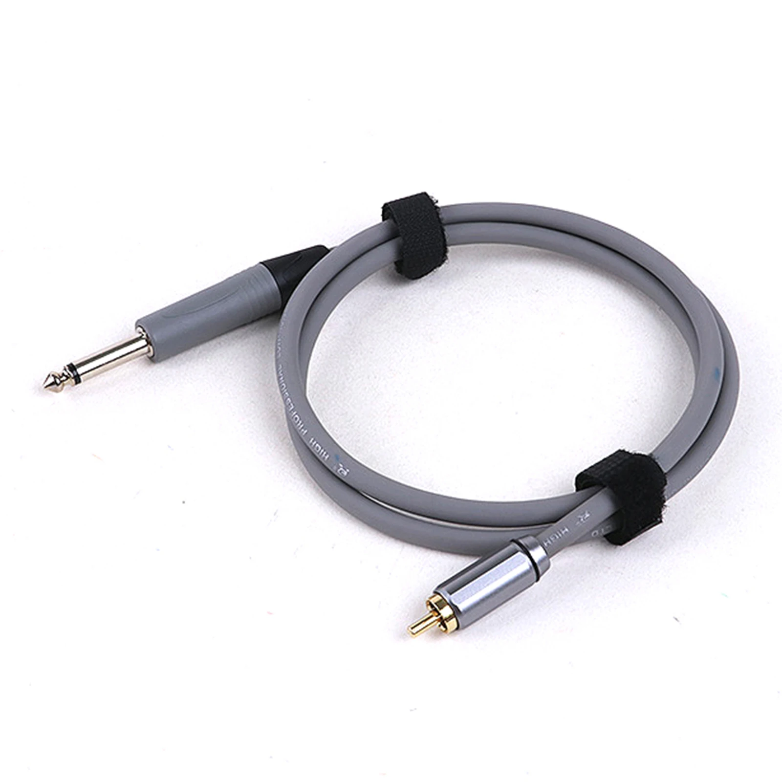 RCA To 1/4 Inch TS/TRS Audio Cable 6.5MM Mono/Stereo To RCA  Audio Interconnect Colorful Cable for Speaker Mixer Amplifier TV
