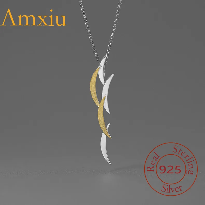 Amxiu Sterling Silver 925  Solar Eclipse Phenomenon Elegant Simple Light And Shadow Pendant Creative Hanging Ornament