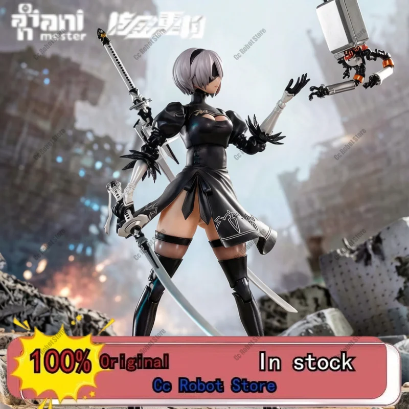 In Stock: NieR: Automata YoRHa No.2 Type B Action Figure, Core Gold Reconstruction, 1/9 Scale Figure, with Plastic Cover