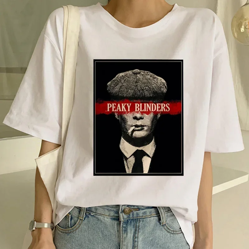 Harajuku Peaky Blinder Women Tshirts Funny Short Sleeves T Shirt Women Shirt 90s Ulzzang Female T-shirt Tees Fashion Top