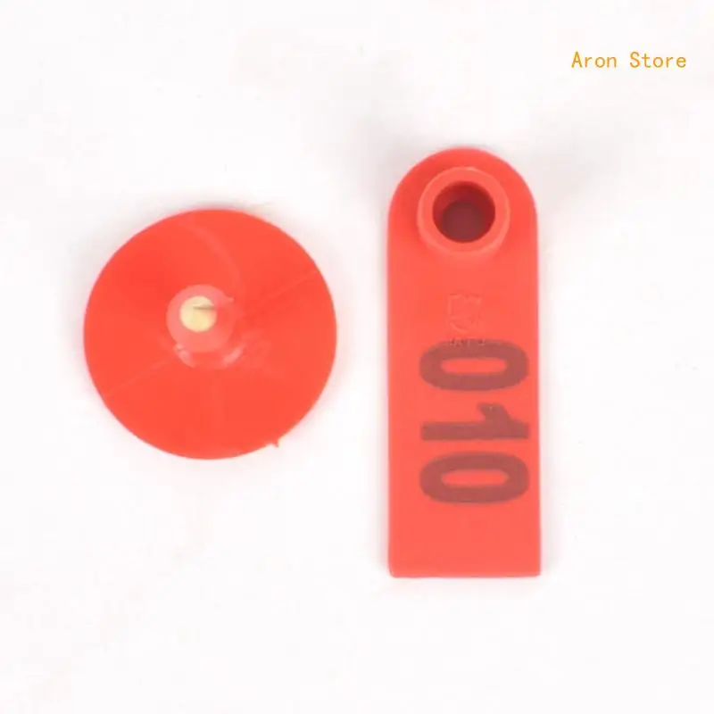 Farm Animal Livestock Supplies No.001-100 Sheep Ear Tags Poultry Anti_Lost Tools H3CF