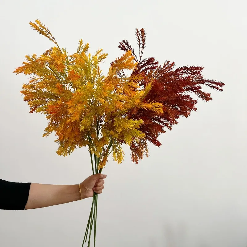 Hermosa flor de sauce Artificial, mimbre falso de rama larga de 100cm para decoración de sala de estar, Hotel, oficina, plantas de jardín al aire libre