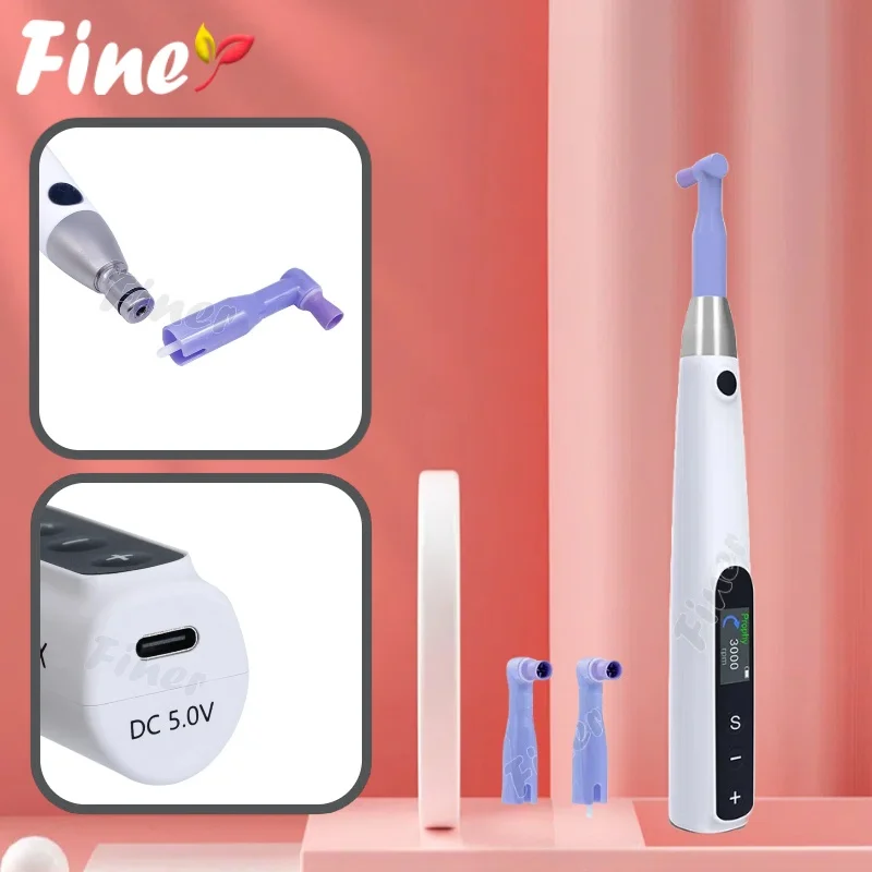 

Finer Dental Electric Smart Prophy Handpiece Speed Adjustable Polish Motor Prophylaxis Handpiece Motor Prophylaxis Handpiece