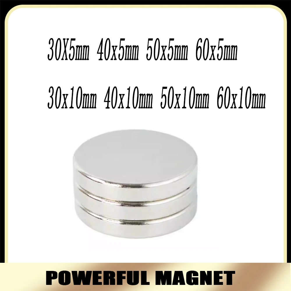 60x5 mm Bulk Round Search Magnet 50mm X 5mm For Home Refrigerator,Office,DIY 60x10mm Strong Magnet  60*10 mm 40x5mm