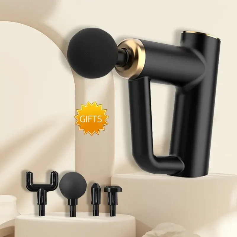 Button Model Fascia Gun Mini Fascia Gun Wireless Massage Gun Muscle Relaxation Cervical Spine Rechargeable Massager