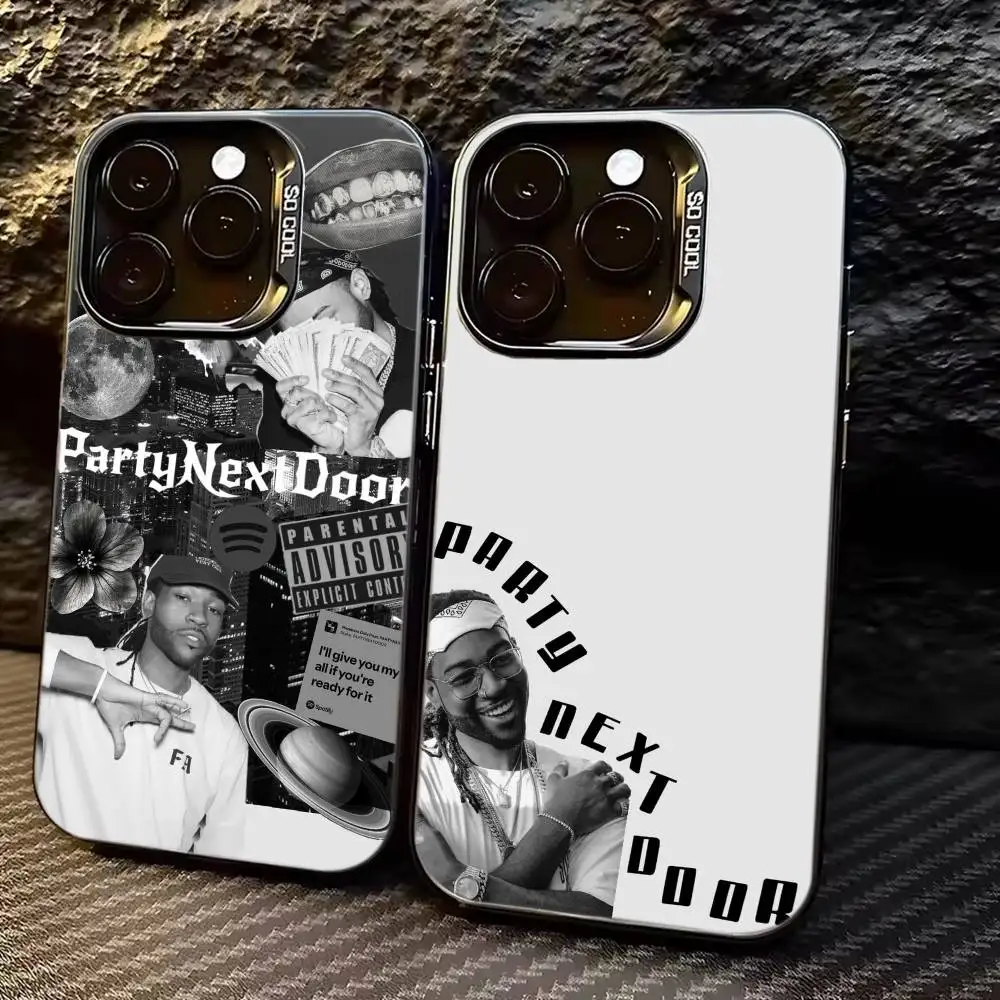 

P-Partynextdoor Cool Rapper Phone Case For iPhone 17,16,15,14,13,12,11 Plus,Pro Max,XS,Colorful Silver Phone case Funda Cover