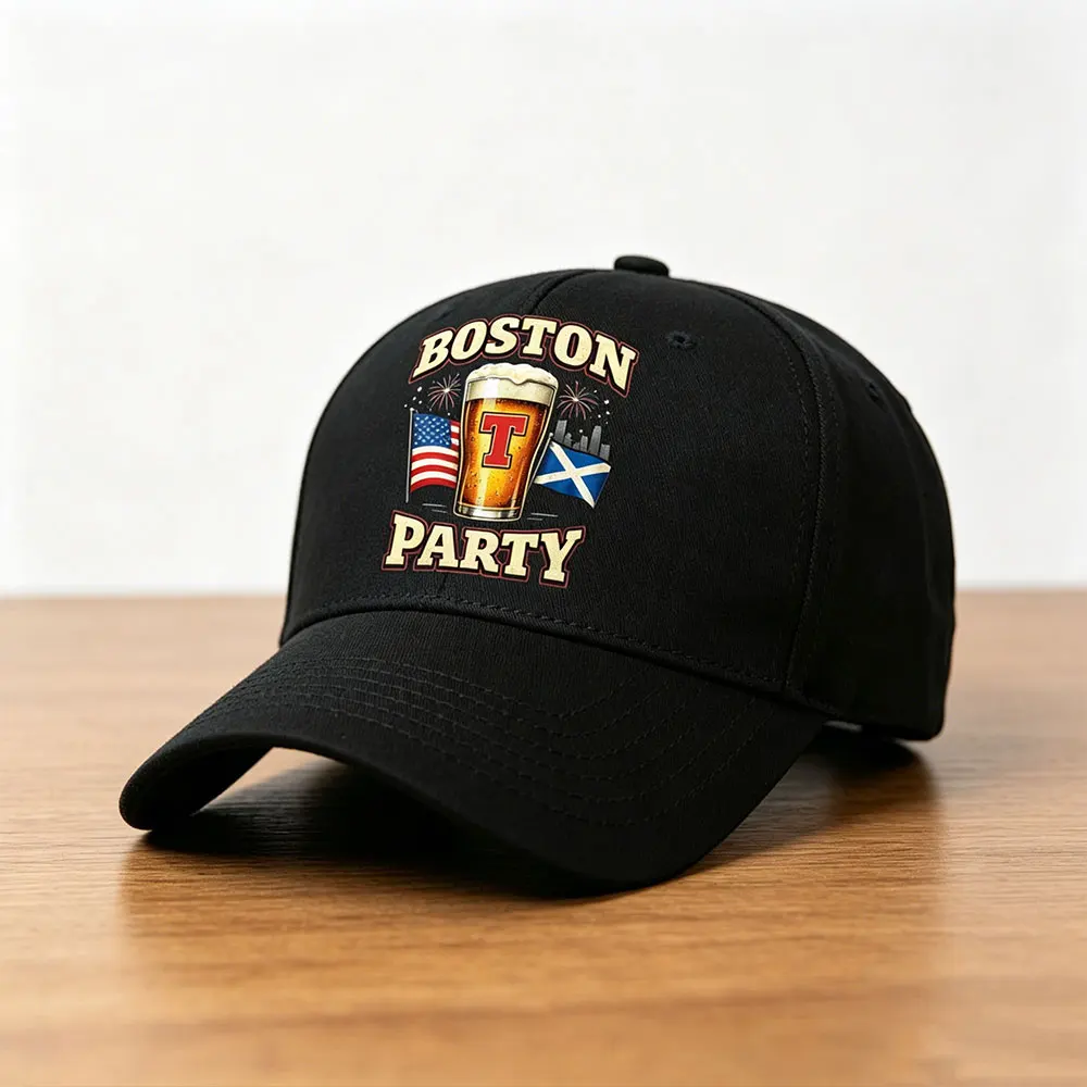 Boston T‑Party Scotland Football Baseball Cap Soccer Cup 2026 Hats Funny Scottish Lager Sunhat Scotland Football Fans Peaked Cap