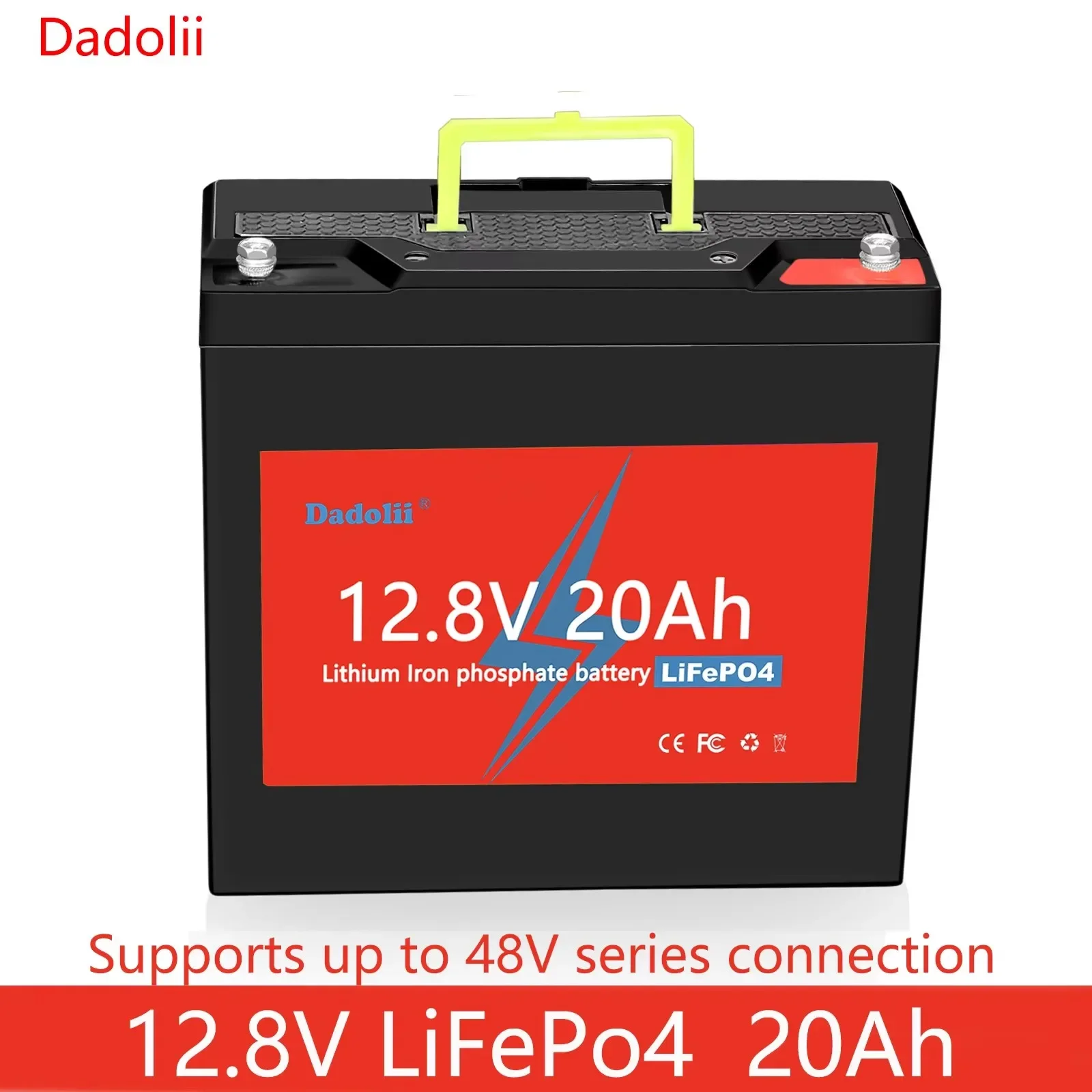 New 12V 20Ah LiFePo4 Battery Lithium Iron Phosphate 12V 24V LiFePo4 ReNew 1chargeable Battery for Kid Scooters Boat Motor No Tax