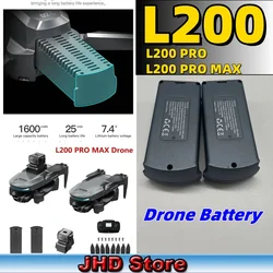 JHD Bateria Drone L200 Pro/L200 Pro MAX 7.4V 1600mAh Battery For LYZRC Original Drone L200 Pró Max Bateria Wholesale