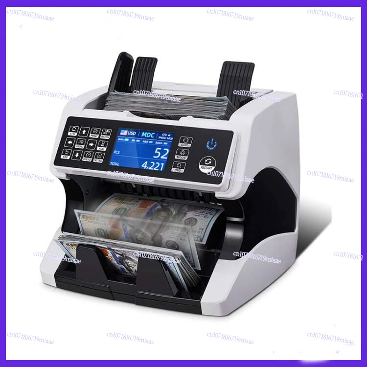 

AL-920 Mixed Denomination 2 CIS Authenticating Coin Counting Machine /IR/MG/MT Counterfeit Detection Currency Counter Machine