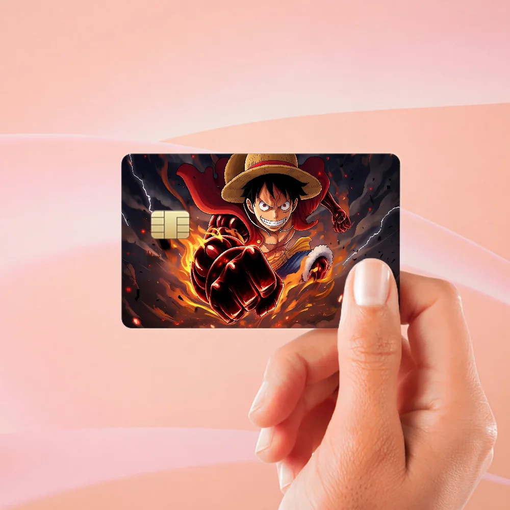 

Luffy Fashion Matte Gold Silver Black Matte Film Skin Sticker Tape For Bank Credit Debit Card